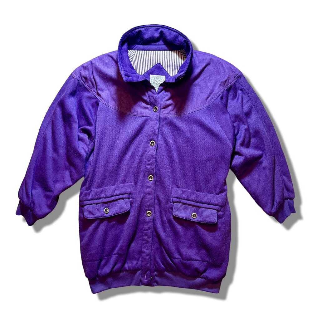 Vintage Be in the Current Seen Purple Jacket